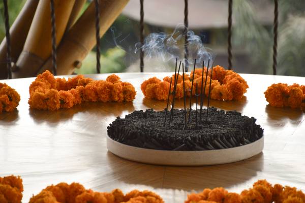 Marigolds and incense · Bali