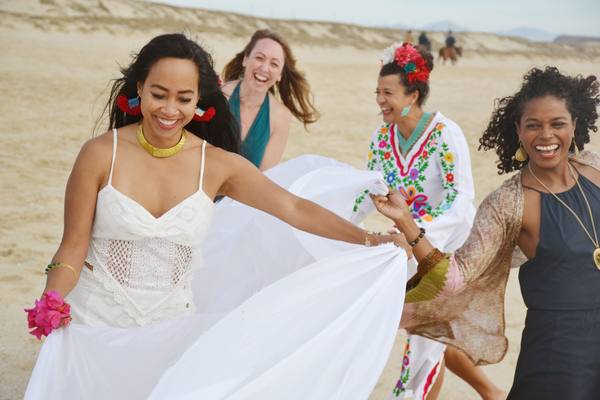 Gathering on the beach · Baja California Sur